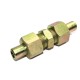 MS Weldable Equal Union Couplings Hydraulic Straight With Weldable B Nipple